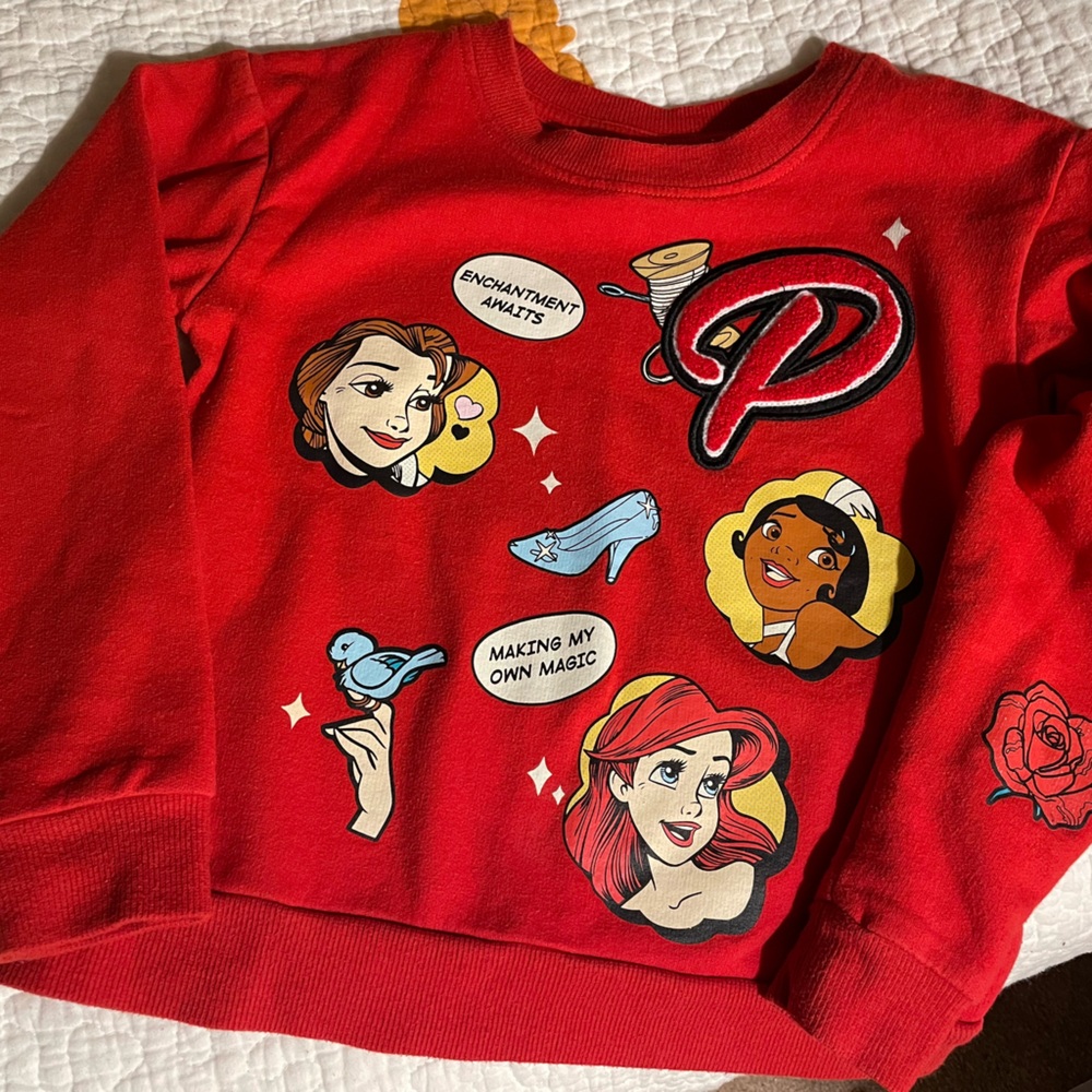 Girls Disney Princess Sweatshirt